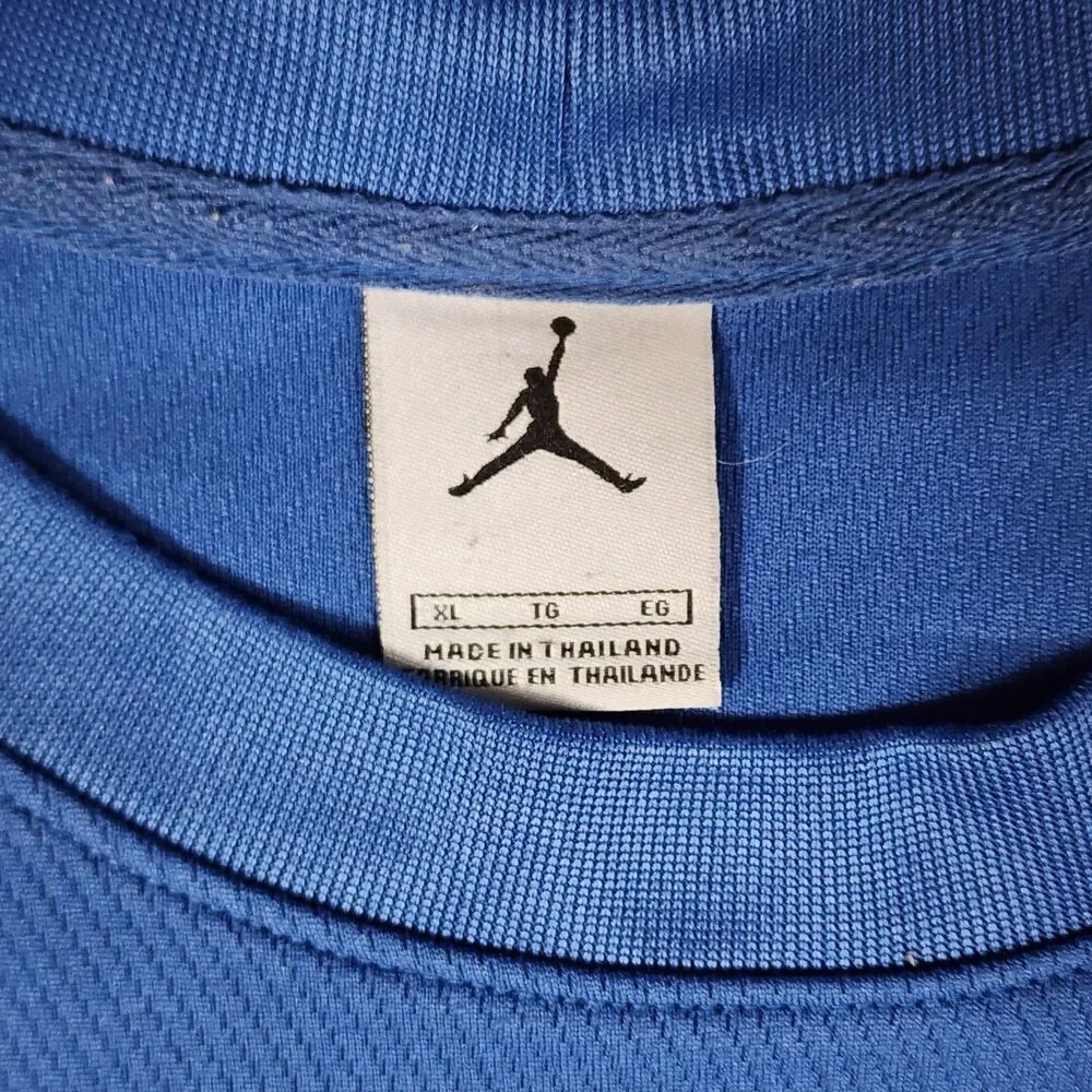Jordan Men's XL Sleeveless Training Tank Top Blue Gray Performance Athletic Gym